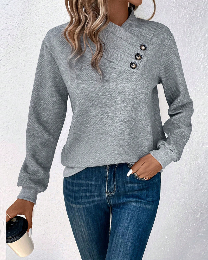 Adel - Asymmetrischer Blusenpullover