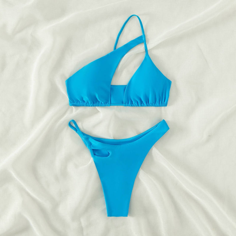 SunSoaked - Bikini-Set mit Dreiecksteilung