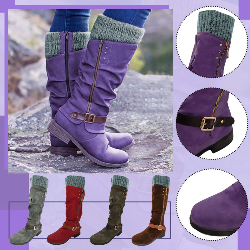 BlissStep - Wadenhohe warme Stiefel