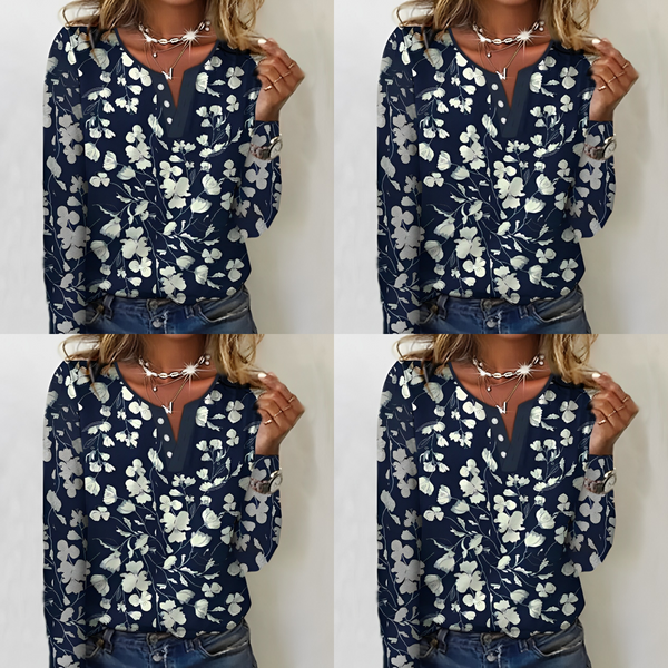 Jade Lässig Floral bedruckt Bluse