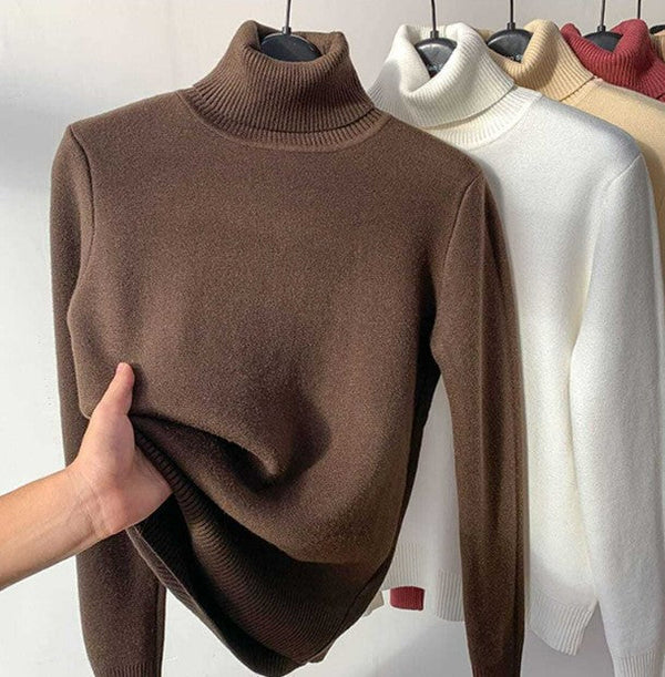 Andrea - Komfortpullover mit Rollkragen