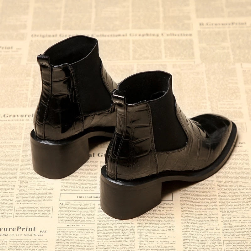 Coleen Kunstleder-Stiefeletten