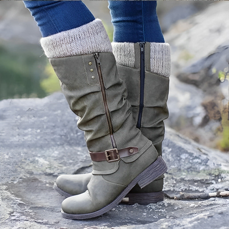 BlissStep - Wadenhohe warme Stiefel