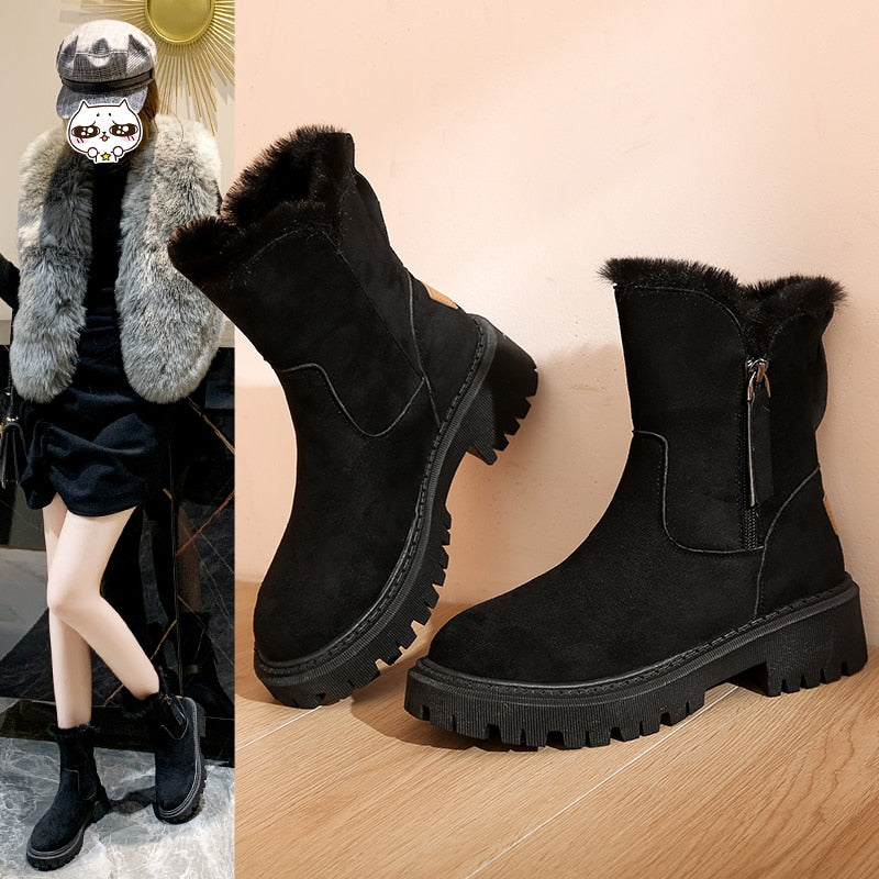 Dunnes - Plüschgefütterte Wildlederstiefel